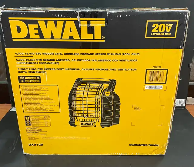 DEWALT CORDLESS PROPANE HEATER DXH12B in Other in City of Toronto - Image 3