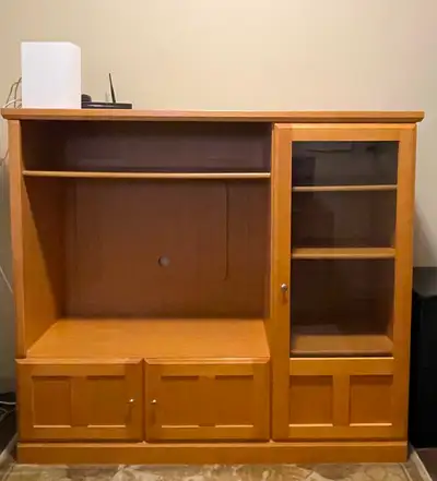 TV stand and entertainment unit -solid wood, View more