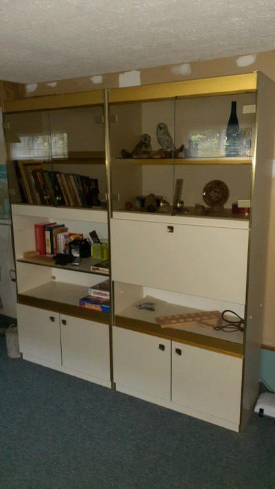 3 biblio, étagères avec éclairage int. , View more