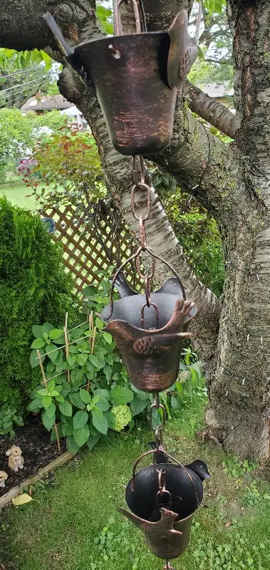 Downspouts Rain Chains Gutter Drip Chain in Outdoor Décor in City of Toronto - Image 5