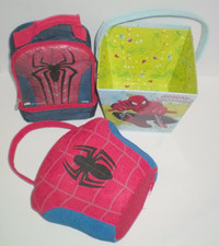 Spiderman Animated Halloween Candy Buckets and Lunch Bag