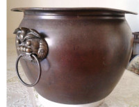 Antique chinese brass pot
