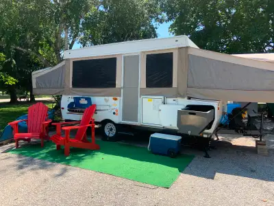 We’ll Appointed Super Clean 2011 Flagstaff Classic Series ￼Tent Trailer Pictures don’t do it justice...