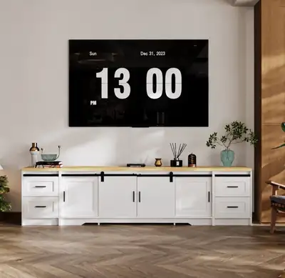 BRAND NEW – 94.5” Extra Long TV Stand | ONLY $219, View more