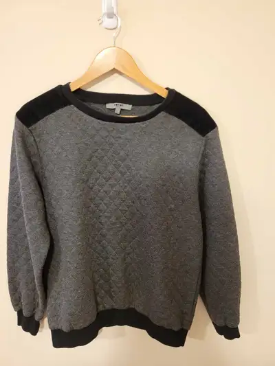 Vintage Koton Smart Men's Quilted Gray Crewneck Sweater Size L , View more