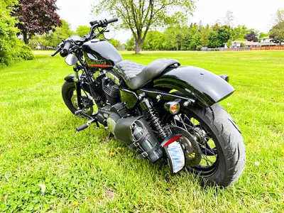Selling my Harley Sportster 1200 Forty Eight. 22,000 kms. Heavy-hitting style with fat tires and an...