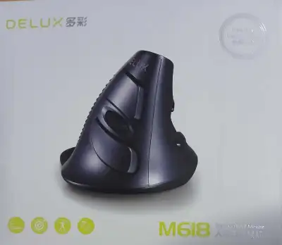Delux M618 Ergonomic Vertical Mouse, View more