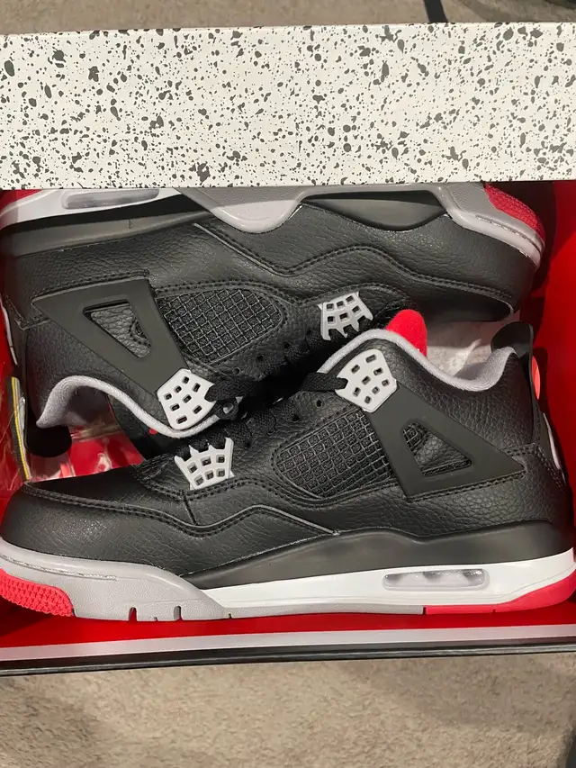 Jordan 4 Bred Reimagined in Men's Shoes in Calgary - Image 4