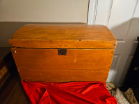Genuine antique chest for sale.