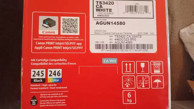 Canon PIXMA TS3420 Wireless inkjet all- in- one printer-537544311838484484