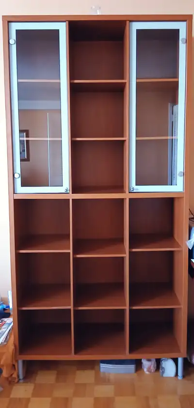 Tall 18-Cube Office Bookshelf, Ideal Storage Solution for Home, View more