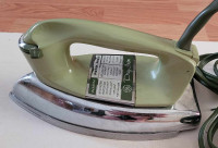 GE Dry Iron and Foldable Ironing Board