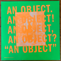 Sub Pop Record Vinyl LP - NO AGE - An Object