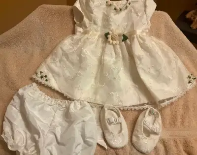 Baby Dress Set Size 12 m Brand New Baptism Weddings Party, View more