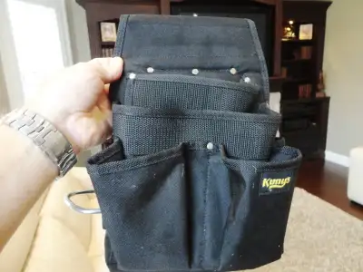 Kuny's Black 11 Pocket Tool Belt Pouch Bag in Like New awesome shape. In fact my dad may have never...