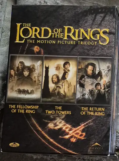 The LORD OF THE RINGS Trilogy DVDs, View more