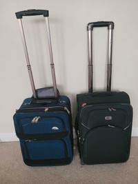 Carry on luggage, suitcase, roller bag for international travel
