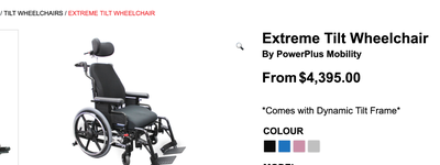 Power Plus Mobility "Extrem" Wheelchair, View more