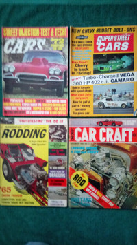 VINTAGE CAR MAGAZINES: 14 VARIOUS ISSUES
