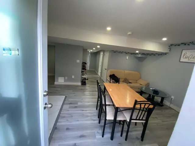 one bedroom basement