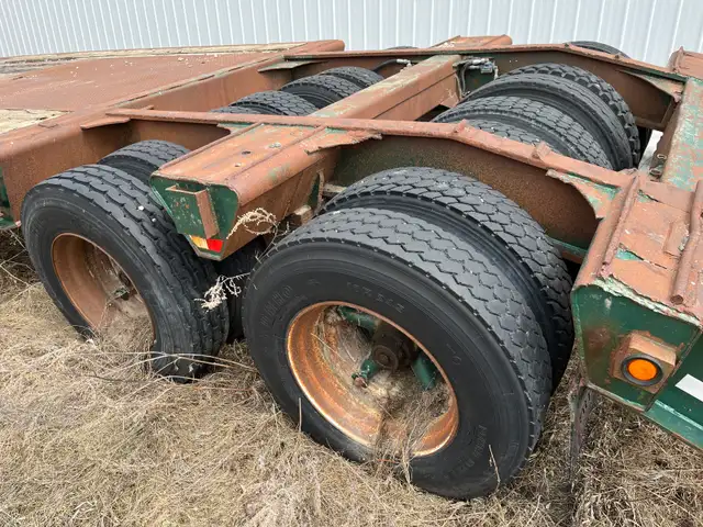 10ft x 24ft 16 Wheel Lowbed with converter dolly  in Heavy Equipment in Saskatoon - Image 7