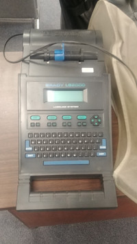 Brady LS2000 label printer