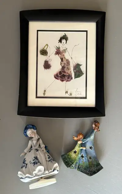 CHINA DOLL MUSIC BOX/ “A MOTHER’s LOVE” orn. / FLOWER  Picture, View more