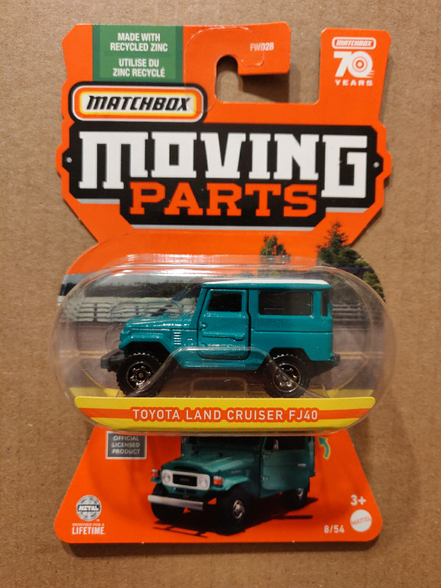 New Matchbox Moving Parts Toyota Land Cruiser FJ40 1:64 diecast in Toys & Games in City of Toronto - Image 2