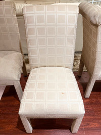 Set of 6 Parson Chairs - Sold as is