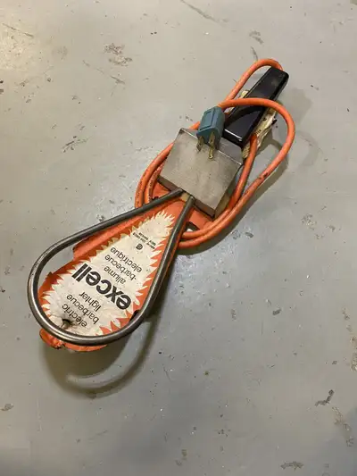 Never used .....Don’t use lighter fluid for the charcoal use electric no stinky fuel hydrocarbons to...