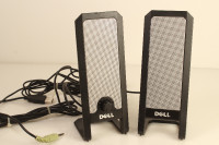 Dell (A225) Small USB Wired Computer Speakers w/ Volume Knob