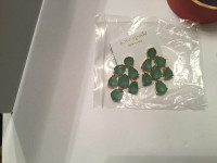 Kate Spade Earrings Green Chandelier New gift box