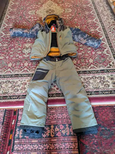 snowsuit 8 years old winter coat habit de neige, View more