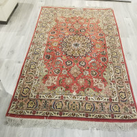 Hand knotted authentic persian rug  5 x 3 feet (161 cm x 102 cm)