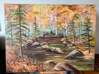 Original Art Landscape Oil Painting XL canvas painting New
