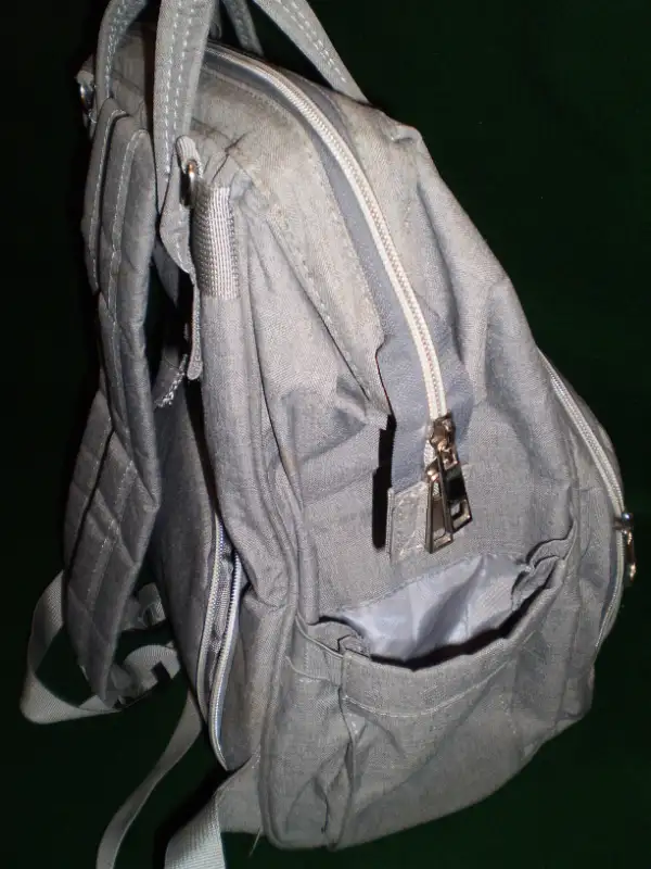 LEQUEEN Diaper Travel Backpack Bag, Grey63234833253633122