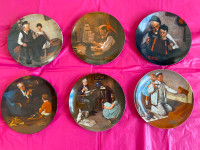 Knowles fine china, Norman Rockwell Heritage Series of 6 plates