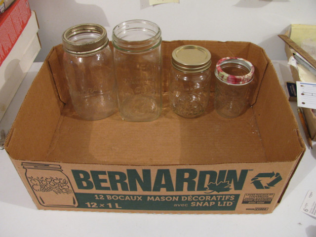 Looking for canning jars.  Kerrs or improved gem etc in Other in Terrace