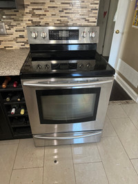 Stainless steel Samsung stove 