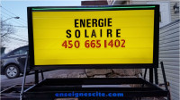 enseignes mobile solaire