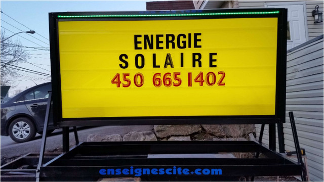 enseignes mobile solaire dans Autres équipements commerciaux et industriels  à Laval/Rive Nord - Image 2