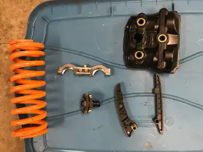 All parts in the pictures are currently available except the cam cap. If you don't see it in the pic...