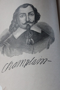 livre sur Samuel de Champlain IMPRIMÉ 1891