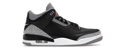 Jordan Retro 3 Black Cement Size 11 And 13 Ds, View more