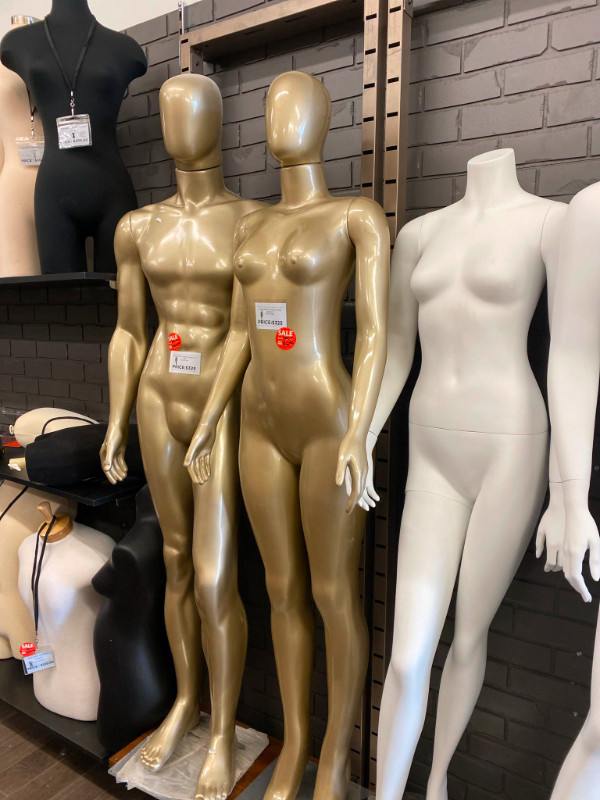 SALE GOLDEN FEMALE & MALE MANNEQUIN $163 EACH -REG$325 in Other Business & Industrial in City of Toronto - Image 3