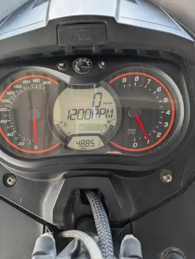 2014 Ski Doo Summit X 800 154' track. 4885km with heated grips and reverse and has been well maintai...