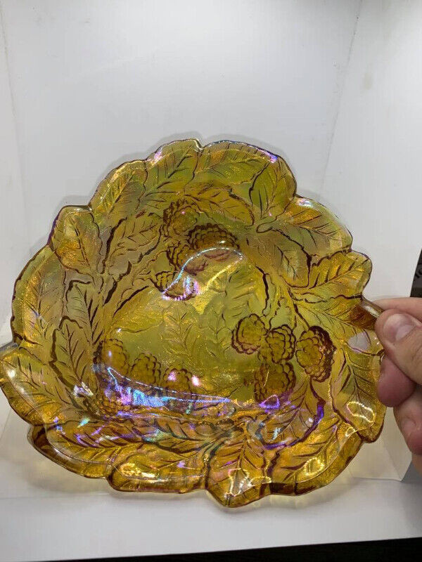 Carnival Glass Candy Dish-Bowl in Arts & Collectibles in Fredericton