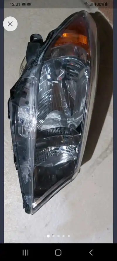 Oem Factory Headlight Passenger side only Fits 2012 to 2014 Clear lens