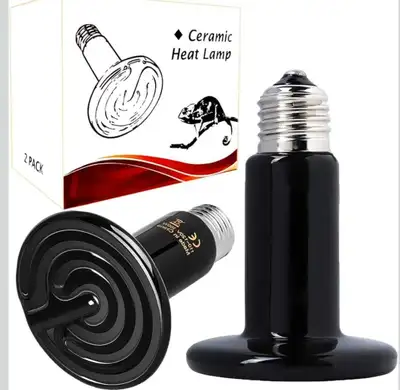 Illuminate your reptile's habitat with this 100W Ceramic Heat Emitter, designed to provide consisten...