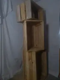 3  rustic wood  crates